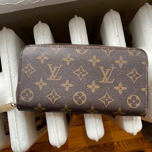 Louis Vuitton leather wallet